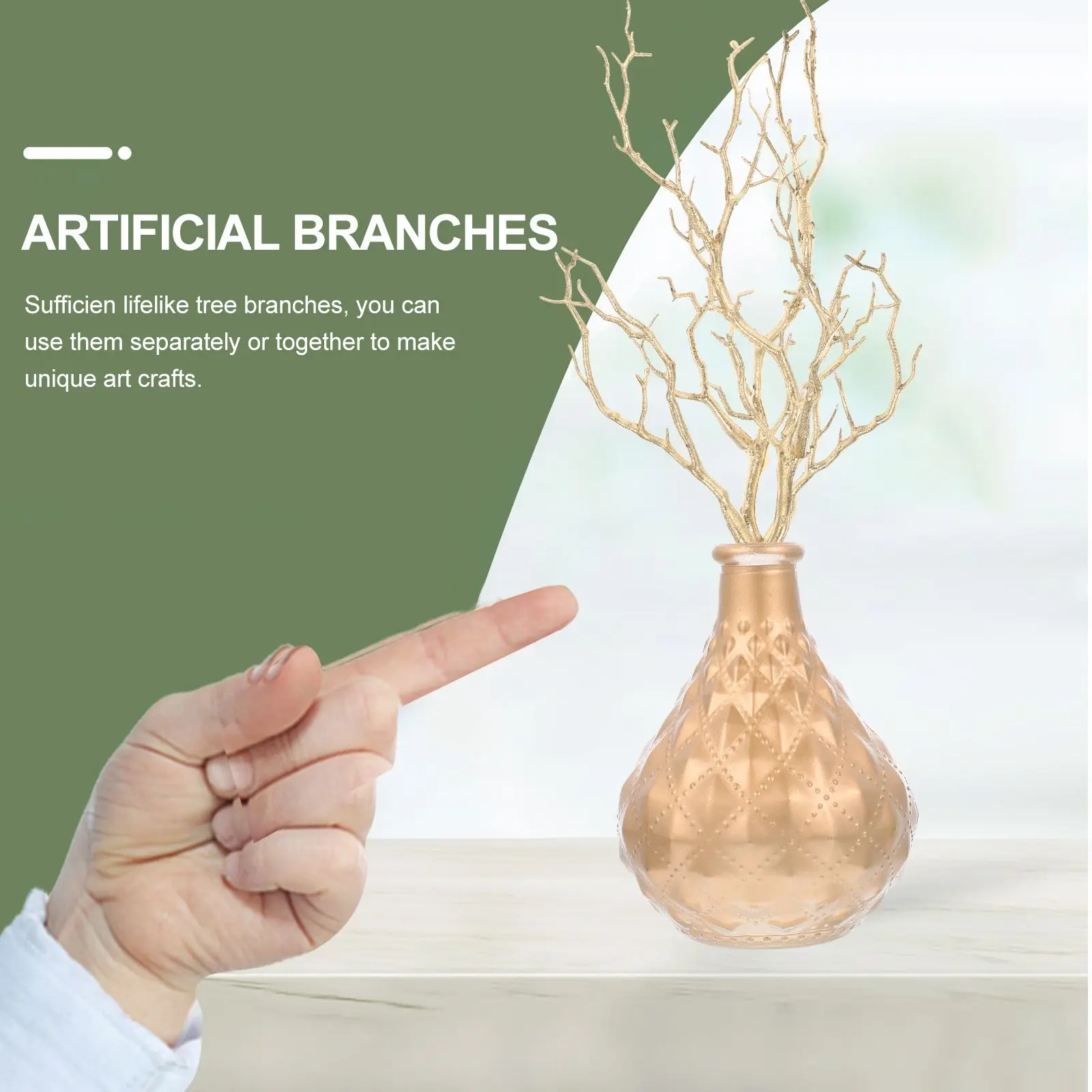 6pcs Artificial Branches for Branches For Vase Vase Decor Faux Plants Lightweight Home Office Fall Event Garden Craft
6pcs Artificial Branches for Branches For Vase Vase Decor Faux Plants Lightweight Home Office Fall Event Garden Craft