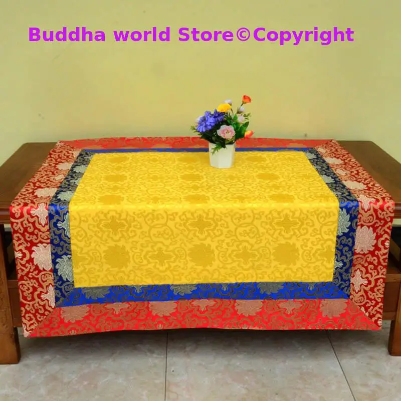 Wholesale Buddhism supply Tibet Nepal family home Temple Auspicious Embroidery Buddha statue Altar cover Table cloth mat
Wholesale Buddhism supply Tibet Nepal family home Temple Auspicious Embroidery Buddha statue Altar cover Table cloth mat