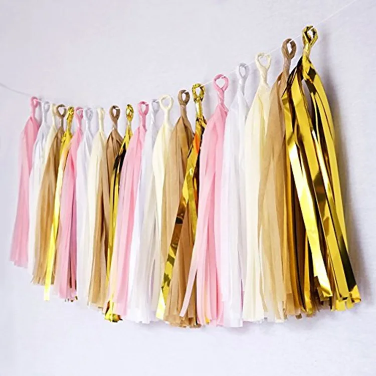 New Wedding Holiday Decoration Children Party Arrangement Diy Paper Tassel 35cm Bright Gold Tassel Wholesale S1299
New Wedding Holiday Decoration Children Party Arrangement Diy Paper Tassel 35cm Bright Gold Tassel Wholesale S1299