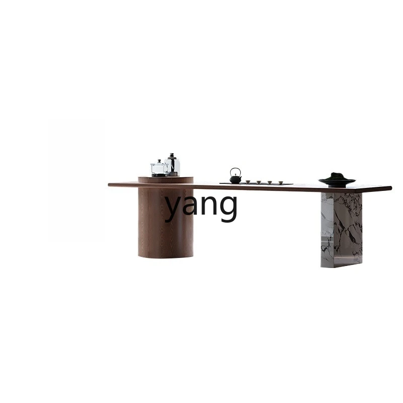 LMM light luxury modern simple solid wood tea table and chair combination living room creative minimalist rock slab tea table
LMM light luxury modern simple solid wood tea table and chair combination living room creative minimalist rock slab tea table