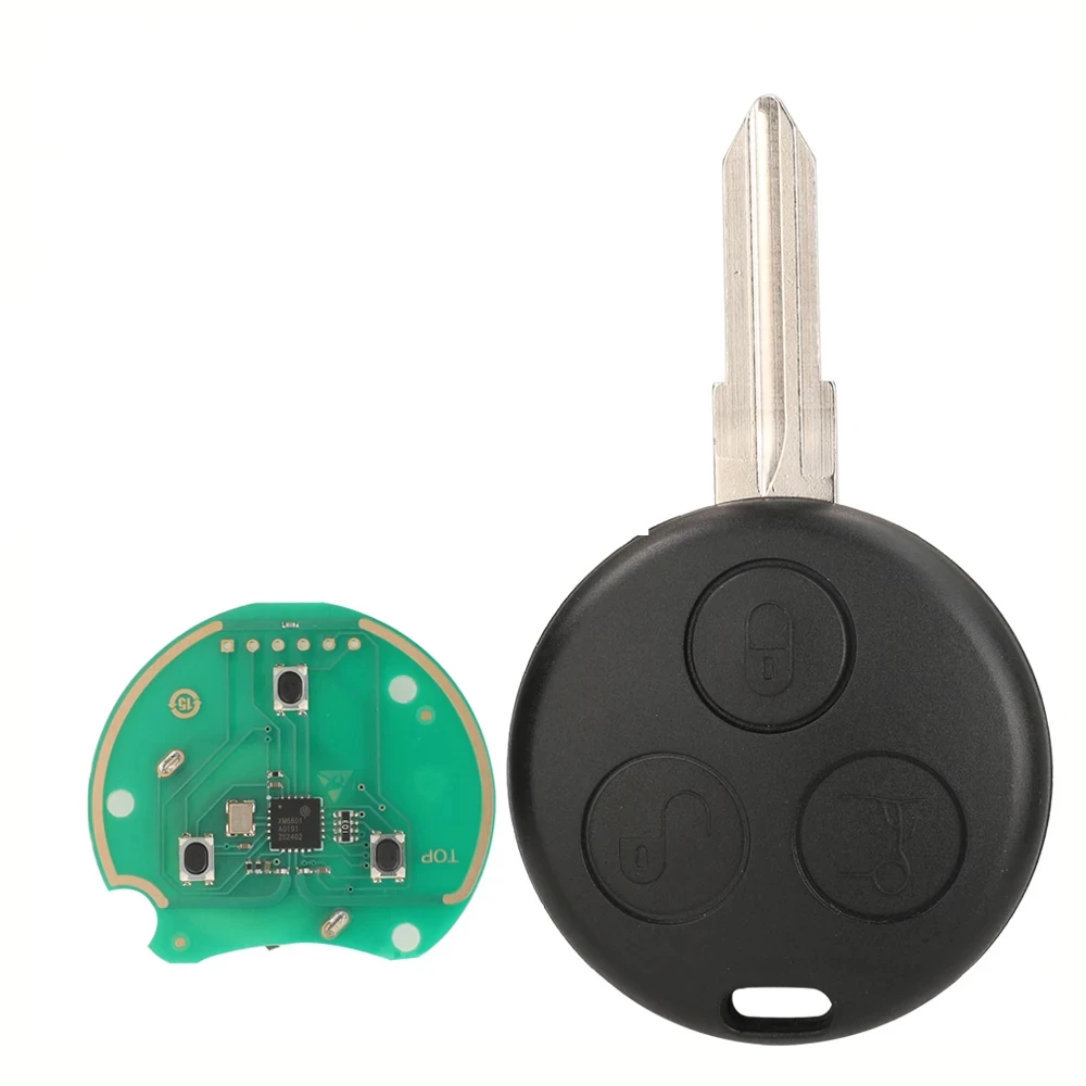 Remote Car Key Fob 433Mhz ASK For Benz Smart Fortwo 450 Forfour Roadster City Cabrio Roadster Coupe Crossblade 3Button
Remote Car Key Fob 433Mhz ASK For Benz Smart Fortwo 450 Forfour Roadster City Cabrio Roadster Coupe Crossblade 3Button