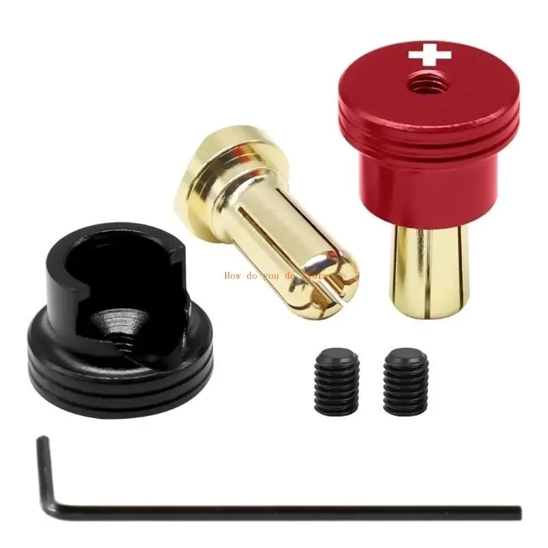 19QF Aluminum Alloy Remote Control Car Battery Heatsink Banana Plug Connectors 4/5mm Aluminum Connectors
19QF Aluminum Alloy Remote Control Car Battery Heatsink Banana Plug Connectors 4/5mm Aluminum Connectors