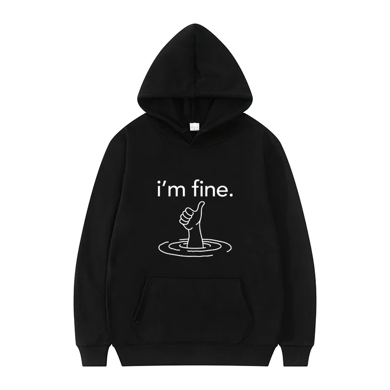 Autumn and Winter Men's and Women's Unisex Style Fun I'm Good Print Hooded Sweatshirt Casual Fashion Fleece Warm Tops
Autumn and Winter Men's and Women's Unisex Style Fun I'm Good Print Hooded Sweatshirt Casual Fashion Fleece Warm Tops