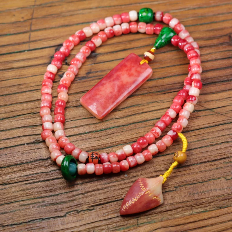 Full Blood Material Necklace Buddha Bead Chain High Density Bone Peace Amulet Pendant
Full Blood Material Necklace Buddha Bead Chain High Density Bone Peace Amulet Pendant