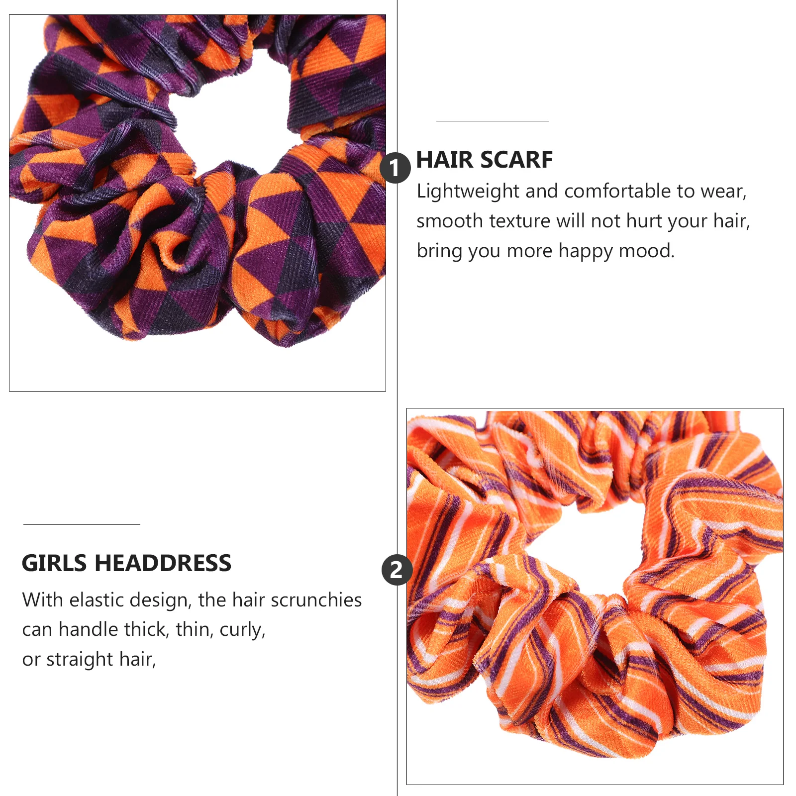 3pcs Halloween Themed Elastic Scrunchies For Girls Women Halloween Style Hair Rings Comfortable Ponytail Holders Hair
3pcs Halloween Themed Elastic Scrunchies For Girls Women Halloween Style Hair Rings Comfortable Ponytail Holders Hair