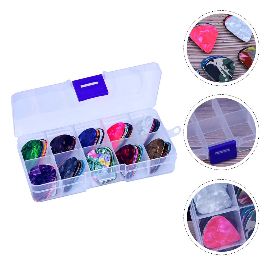 Guitar Pick Set Smooth Surface Picks Supplies Component Professional Bass Celluloid Instrument Parts Durable Wear-resistant
Guitar Pick Set Smooth Surface Picks Supplies Component Professional Bass Celluloid Instrument Parts Durable Wear-resistant
