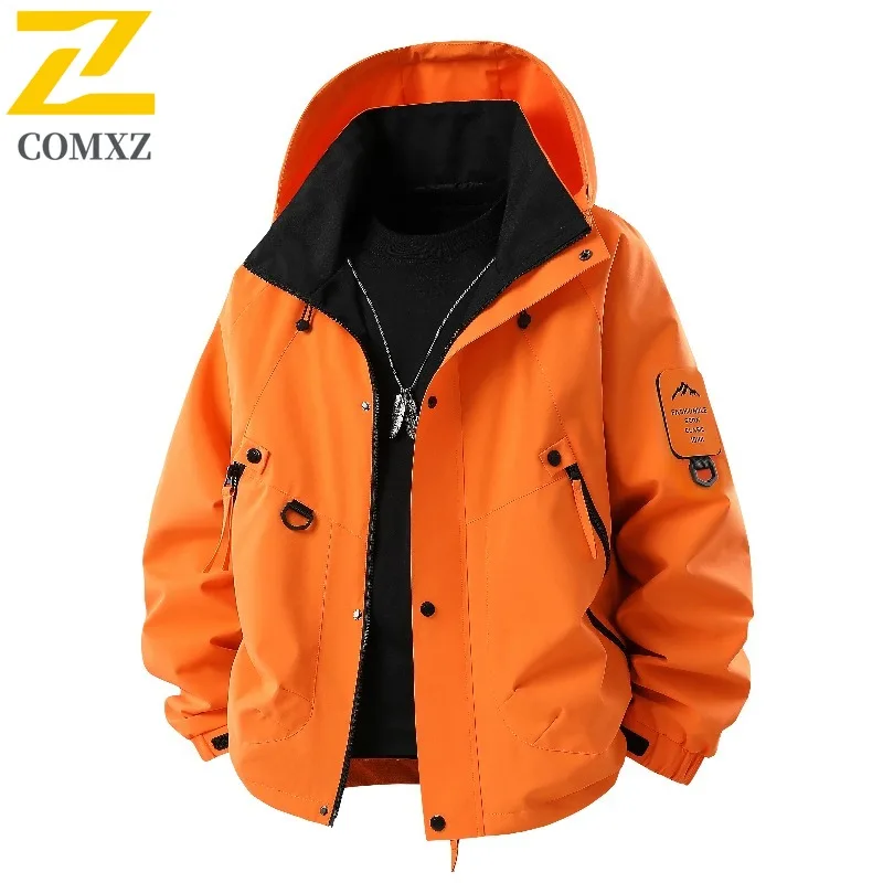 COMXZ Male Jacket 2025 Fashion Hooded Outdoor Adventure Lightweight Coat Casual Style Hiking Windproof Spring Autumn Coats
COMXZ Male Jacket 2025 Fashion Hooded Outdoor Adventure Lightweight Coat Casual Style Hiking Windproof Spring Autumn Coats