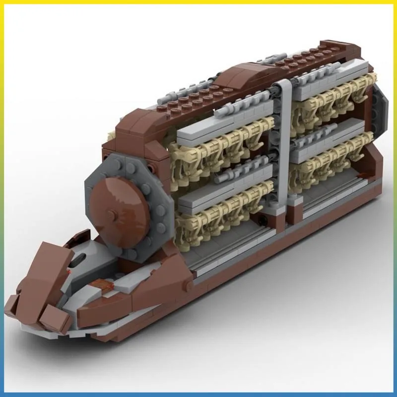NEW MOC Movie Space Series Battle Transport Battleship Droid Platoon Attack Crafts Building Blocks Brick Creative Toys Boys Gift
NEW MOC Movie Space Series Battle Transport Battleship Droid Platoon Attack Crafts Building Blocks Brick Creative Toys Boys Gift