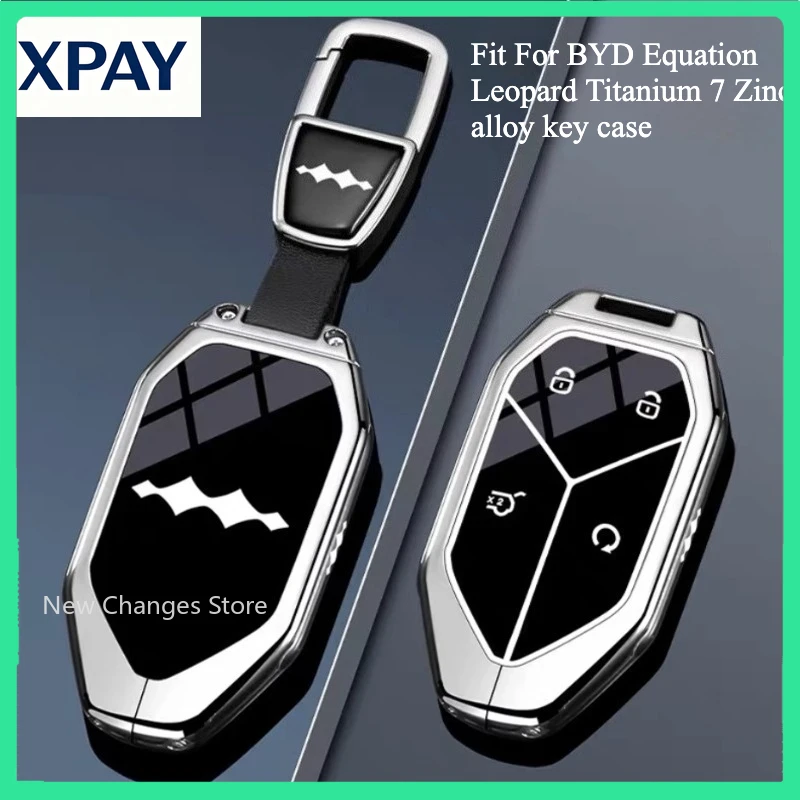 New Zinc Alloy Car Key Case Cover Shell Fob For BYD Equation Leopard Titanium 7 2025-2026 Protection Accessories
New Zinc Alloy Car Key Case Cover Shell Fob For BYD Equation Leopard Titanium 7 2025-2026 Protection Accessories