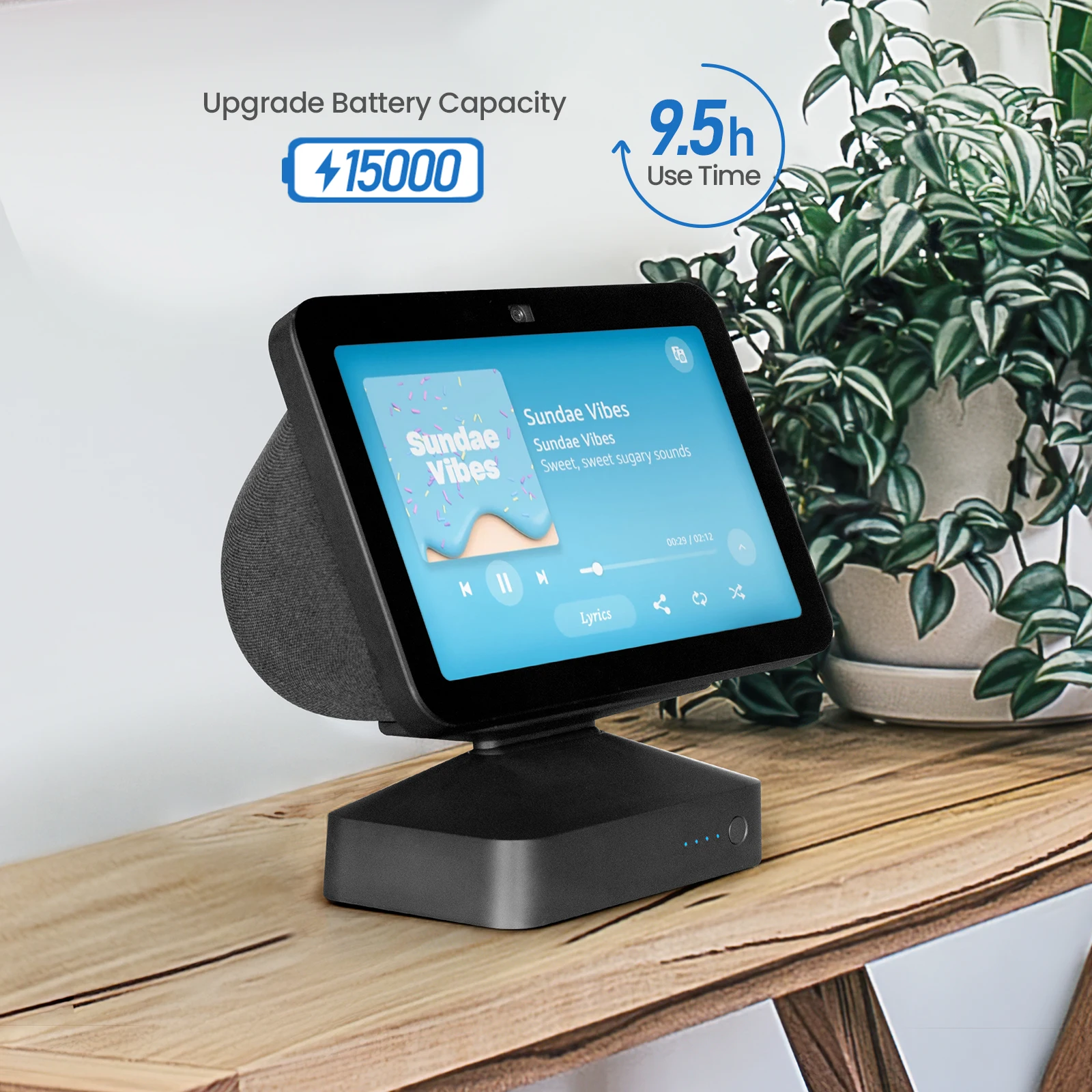 15000mAh Battery Base For Amazon Echo Show 8 (1st 2nd) (3rd) Gen, Power Bank Adjustable Battery Charging Stand, Battery Dock
15000mAh Battery Base For Amazon Echo Show 8 (1st 2nd) (3rd) Gen, Power Bank Adjustable Battery Charging Stand, Battery Dock