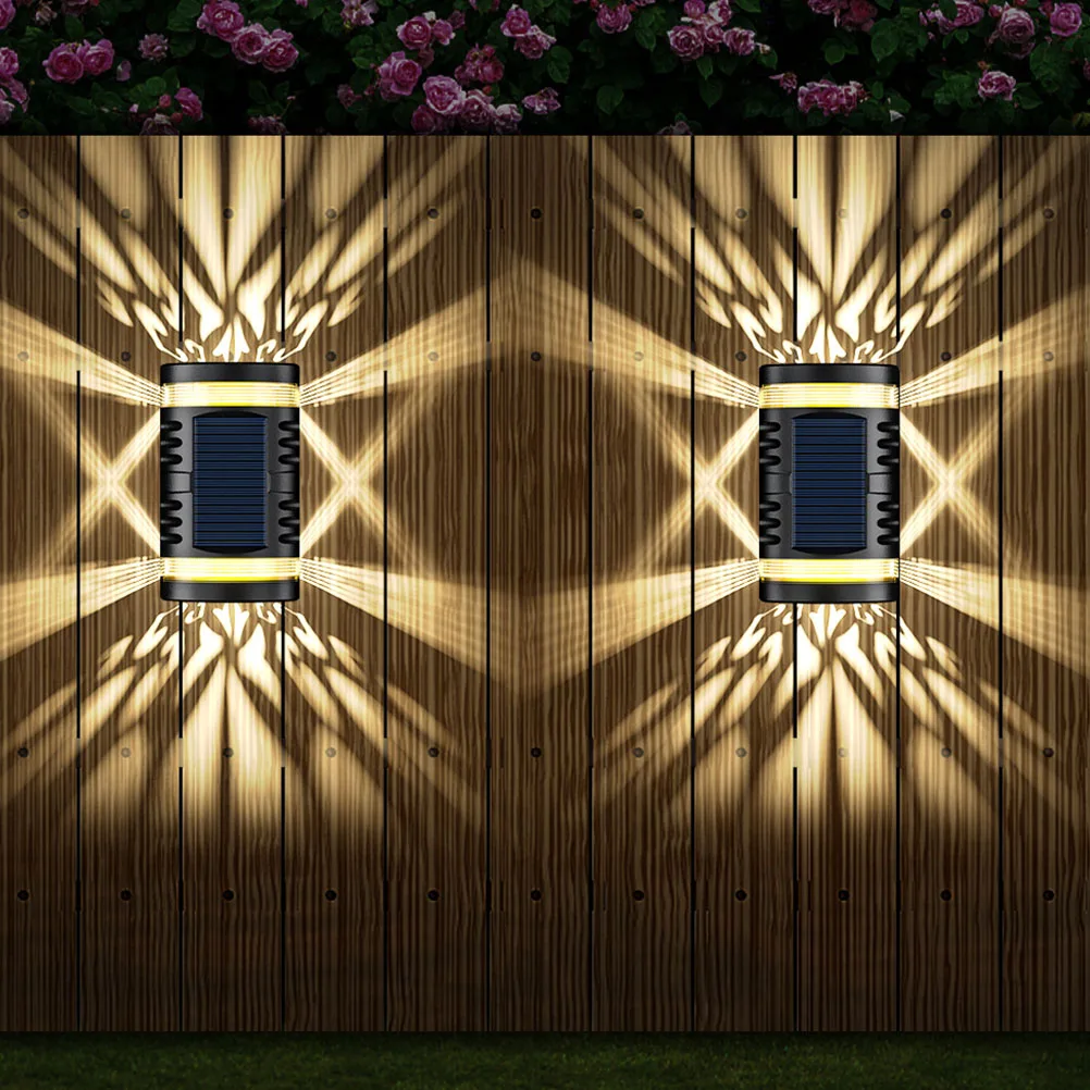 2Pcs Solar Wall Lights Outdoor Waterproof ABS Garden Fence Deck Yard Driveway Stairs Outside Black Hanging Lamp
2Pcs Solar Wall Lights Outdoor Waterproof ABS Garden Fence Deck Yard Driveway Stairs Outside Black Hanging Lamp