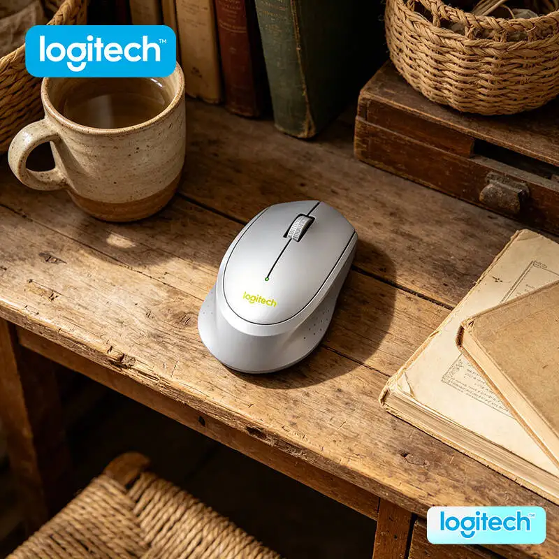 Logitech M330 Silent Wireless Mouse Comfort Grip 2.4G USB Receiver Portable Firm for Home Office Laptop PC Mac Desk
Logitech M330 Silent Wireless Mouse Comfort Grip 2.4G USB Receiver Portable Firm for Home Office Laptop PC Mac Desk