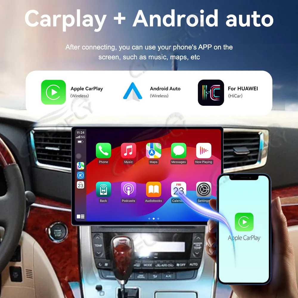 13.3 Inch Android 13 Car Radio CarPlay For Toyota Alphard 20 2008-2014 Touch Screen Multimedia Player GPS Navigation Head Unit
13.3 Inch Android 13 Car Radio CarPlay For Toyota Alphard 20 2008-2014 Touch Screen Multimedia Player GPS Navigation Head Unit