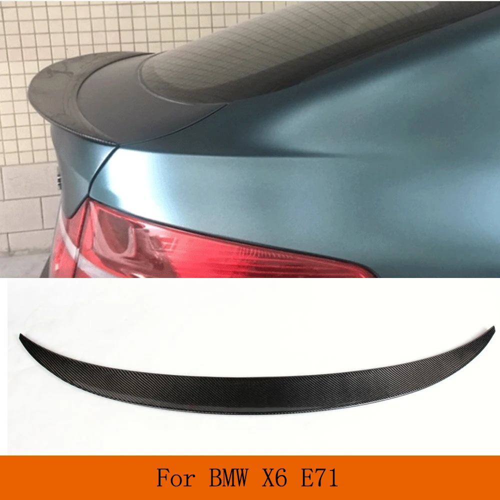 Car Rear Trunk Boot Lip Spoiler Wing Sticker For BMW X6 E71 2008-2013 PU Black Primer Unpainted / Carbon Fiber Trunk Boot Wing
Car Rear Trunk Boot Lip Spoiler Wing Sticker For BMW X6 E71 2008-2013 PU Black Primer Unpainted / Carbon Fiber Trunk Boot Wing