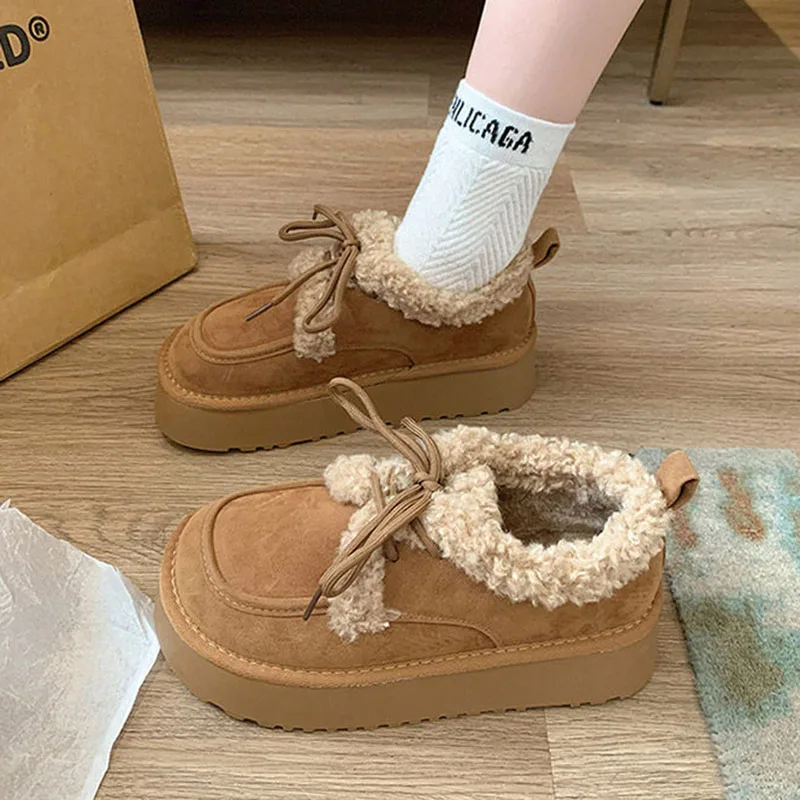 Женские короткие зимние ботинки, новые зимние ботильоны на шнуровке спереди, теплая хлопковая обувь на плоской подошве для женщин, однотонные ботильоны
Женские короткие зимние ботинки, новые зимние ботильоны на шнуровке спереди, теплая хлопковая обувь на плоской подошве для женщин, однотонные ботильоны