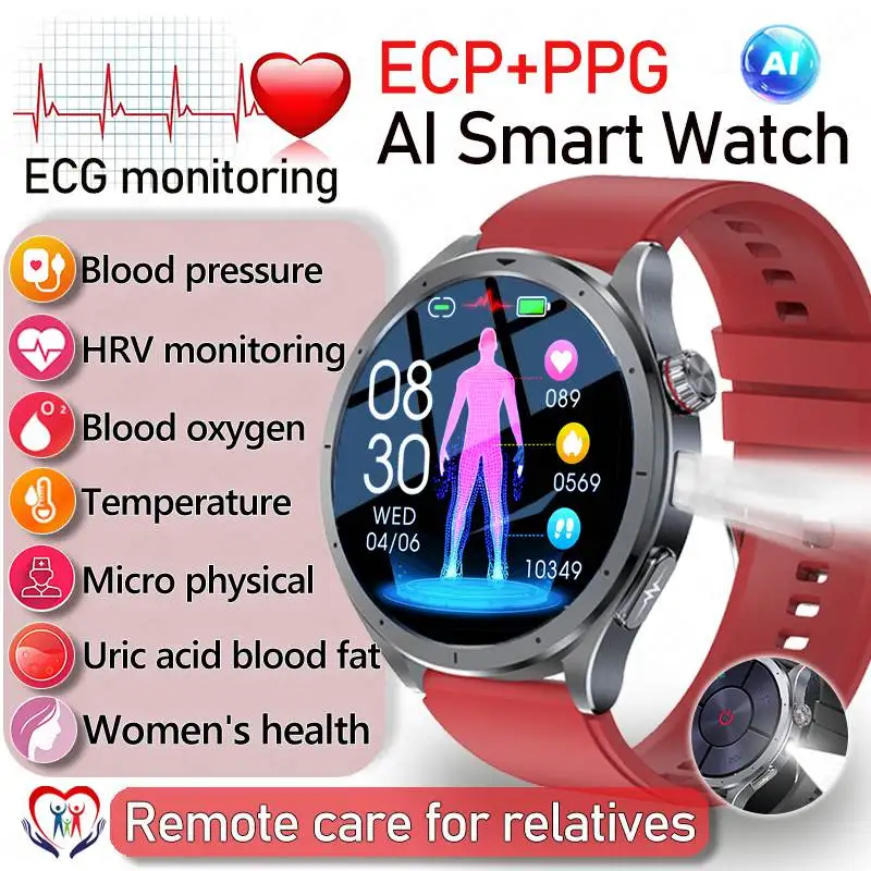 2025 New Men Women Body Fat Analysis Health Smart Watch ECG+PPG Uric Acid Blood Pressure Blood Oxygen Watch Call Smart Watch
2025 New Men Women Body Fat Analysis Health Smart Watch ECG+PPG Uric Acid Blood Pressure Blood Oxygen Watch Call Smart Watch
