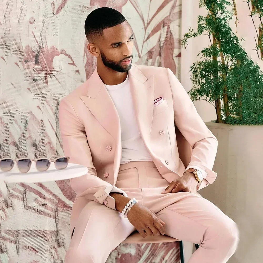 Pink Wedding Slim Fit Suits for Men 2024 Hot Tuxedos Terno Masculino Prom Groom Custom Made 2 Pieces Blazer Sets Costume Homme
Pink Wedding Slim Fit Suits for Men 2024 Hot Tuxedos Terno Masculino Prom Groom Custom Made 2 Pieces Blazer Sets Costume Homme