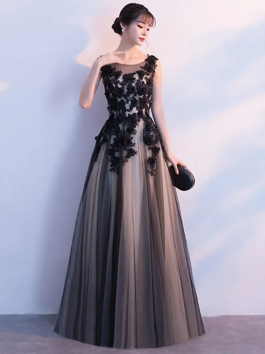 Ele Bla Long Evening Gown Par Host Dr Sli Classical Aosphere 2023 New Sle Svel Polyester Material
Ele Bla Long Evening Gown Par Host Dr Sli Classical Aosphere 2023 New Sle Svel Polyester Material