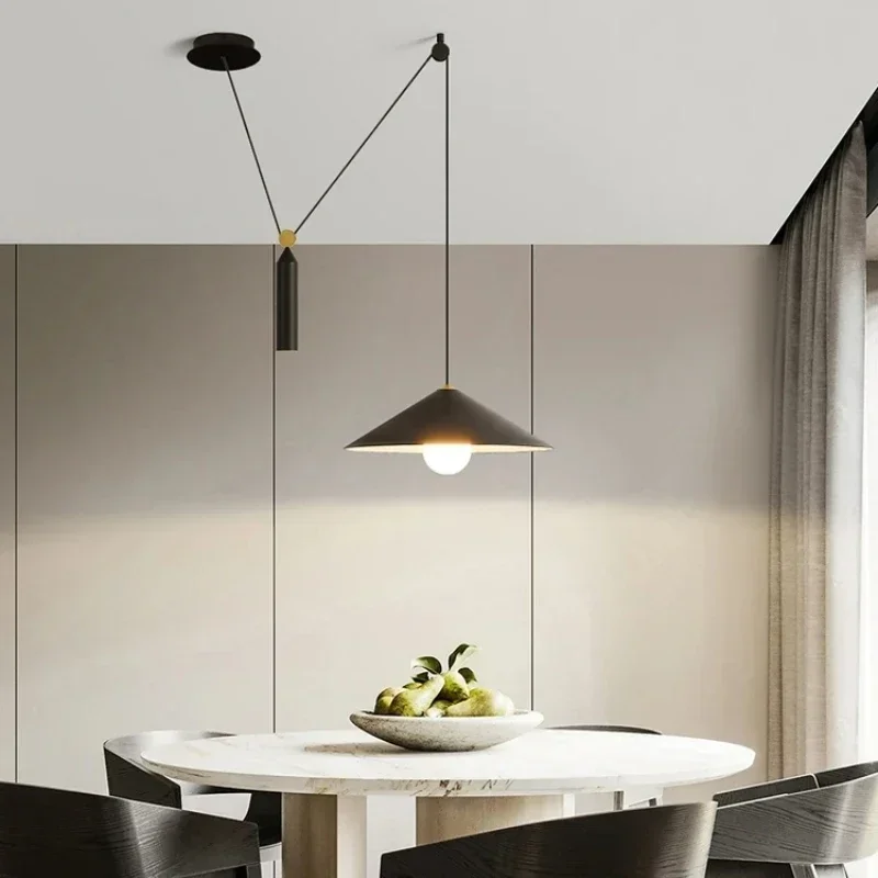 Nordic Led Pendant Light Creative Lifting Designer Chandelier for Dining Room Living Room Study Room Home Decor Lighting Fixture
Nordic Led Pendant Light Creative Lifting Designer Chandelier for Dining Room Living Room Study Room Home Decor Lighting Fixture