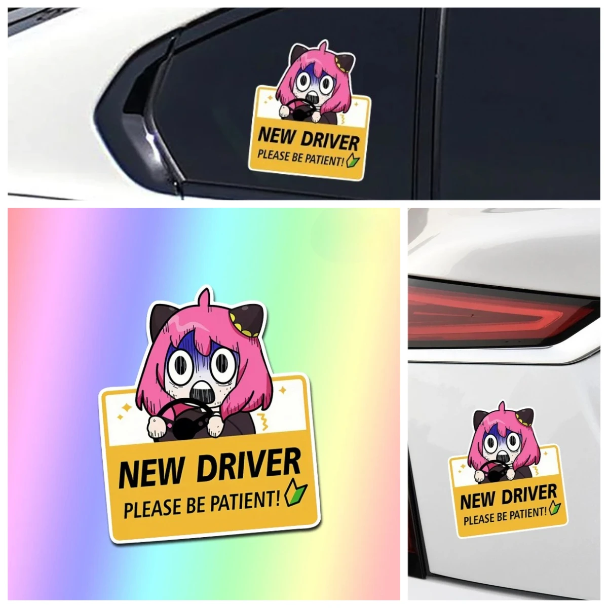 Anime Car Decals - Waterproof Vinyl Bumper Stickers for Multi-Vehicle - Cute Peep Spirit Removable Auto Decor
Anime Car Decals - Waterproof Vinyl Bumper Stickers for Multi-Vehicle - Cute Peep Spirit Removable Auto Decor