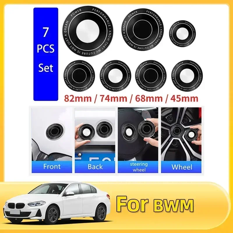 7pcs 45mm 68mm 74mm 82mm Car Logo Front Hood Emblem rear boot badge for BMW E28 E32 E43 E52 E53 E63 E64 E93 E94 E87 F10 F20 F30
7pcs 45mm 68mm 74mm 82mm Car Logo Front Hood Emblem rear boot badge for BMW E28 E32 E43 E52 E53 E63 E64 E93 E94 E87 F10 F20 F30