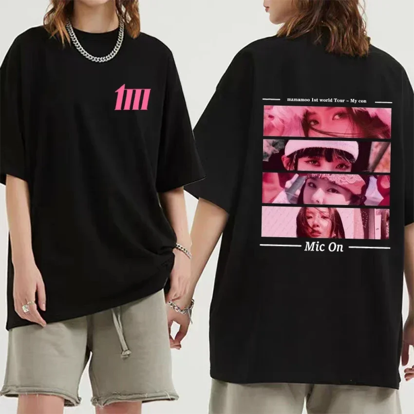 Hot sale Mamamoo Tour My Con 2025 Double Sided print T-Shirt Men Women Fashion Y2k short sleeve T shirts Unisex 100% Cotton Tops
Hot sale Mamamoo Tour My Con 2025 Double Sided print T-Shirt Men Women Fashion Y2k short sleeve T shirts Unisex 100% Cotton Tops
