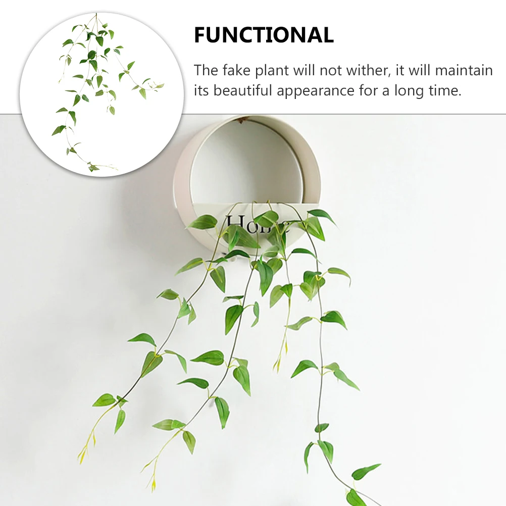 Artificial Plant Wall Rattan Fake Clematis Leaf Decorative Wall Rattan Home Decor Plants Long Lasting Green Party
Artificial Plant Wall Rattan Fake Clematis Leaf Decorative Wall Rattan Home Decor Plants Long Lasting Green Party