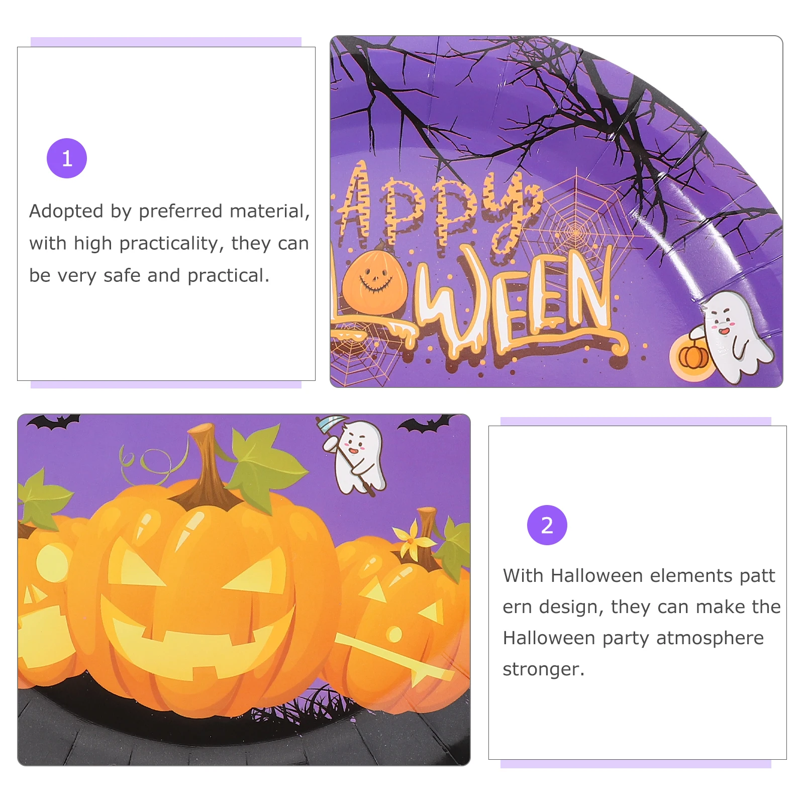 1 set 1 Set Halloween Party Dinnerware Kit Disposable Paper Plates Cups Napkins Supplies For Thanksgiving Birthday Decorations
1 set 1 Set Halloween Party Dinnerware Kit Disposable Paper Plates Cups Napkins Supplies For Thanksgiving Birthday Decorations