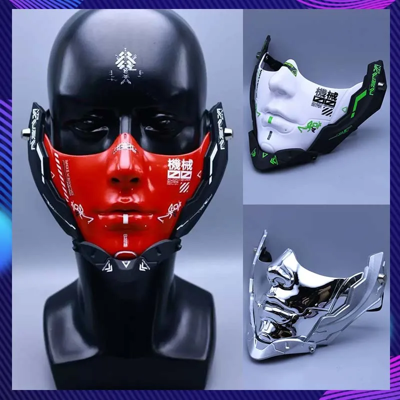 Sci-Fi Mecha Half-Face Mask Cosplay Costumes Halloween Carnival Comic-Con Mechanical Mask Party Bar Coser Props Cyber Punk Mask
Sci-Fi Mecha Half-Face Mask Cosplay Costumes Halloween Carnival Comic-Con Mechanical Mask Party Bar Coser Props Cyber Punk Mask
