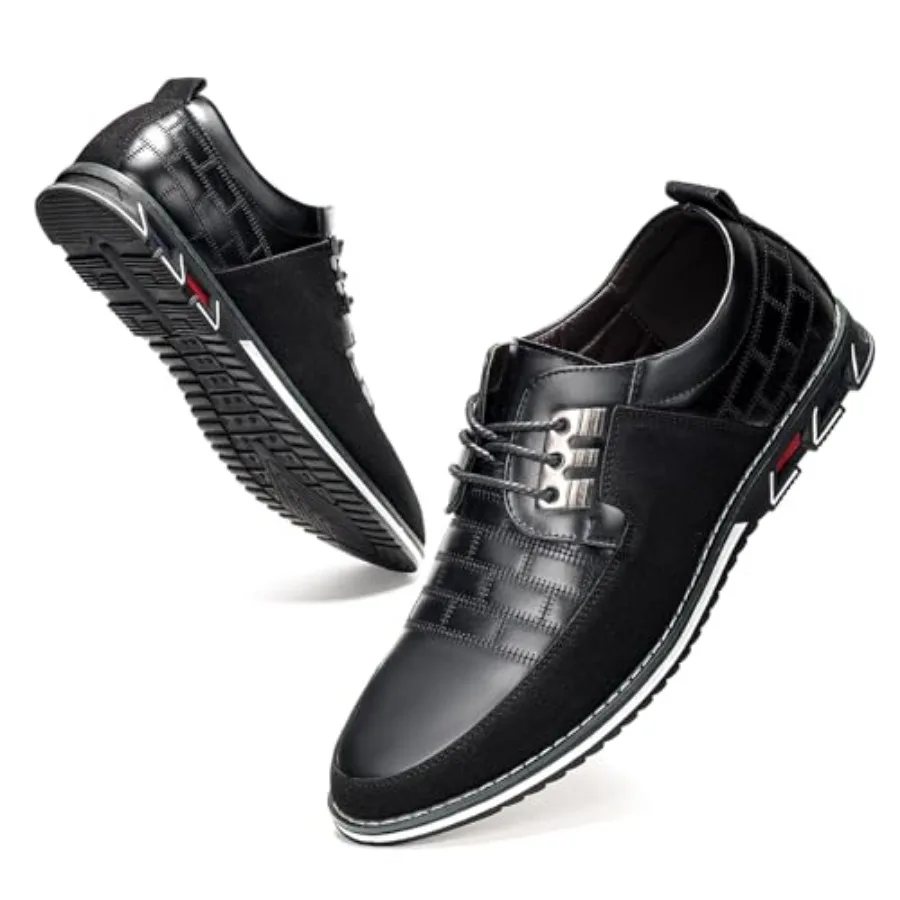 Mens Dress Shoes Casual Business Oxford Derby Orthopedic Leather Shoes Simple Lace-up Walk Loafers Flats Shoes for Men
Mens Dress Shoes Casual Business Oxford Derby Orthopedic Leather Shoes Simple Lace-up Walk Loafers Flats Shoes for Men