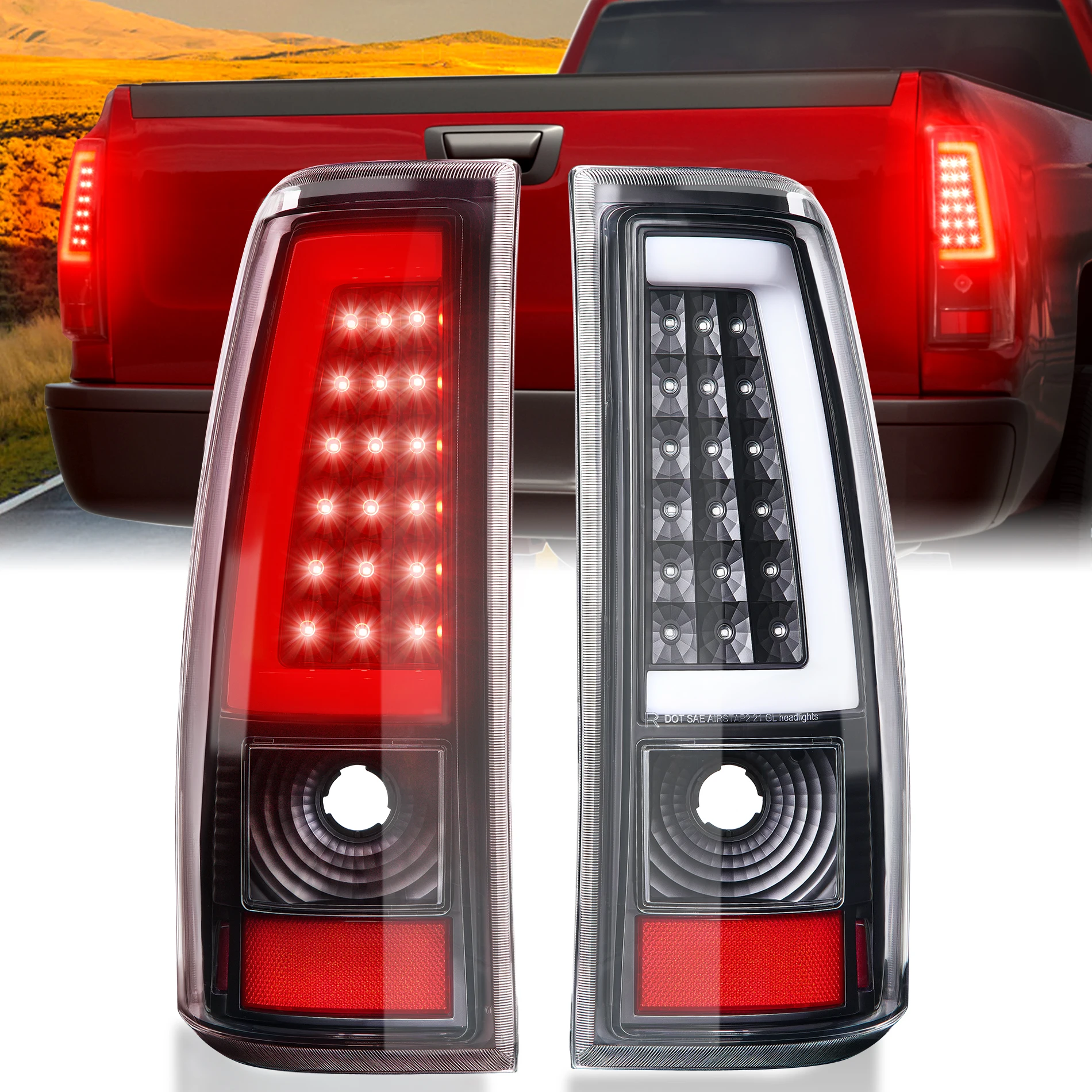 Задний фонарь в сборе для Chevrolet Silverado 1500 2500 3500 2003-2006 годов выпуска, левая и правая стороны, дымчато-черный, светодиодные задние стоп-сигналы
Задний фонарь в сборе для Chevrolet Silverado 1500 2500 3500 2003-2006 годов выпуска, левая и правая стороны, дымчато-черный, светодиодные задние стоп-сигналы