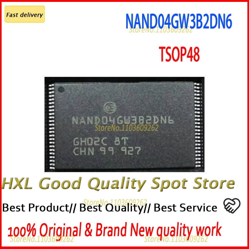 NAND04GW3B2DN6E NAND04GW3B2DN6 NAND04GW3B NAND04G TSOP48 5 шт./лот
NAND04GW3B2DN6E NAND04GW3B2DN6 NAND04GW3B NAND04G TSOP48 5 шт./лот
