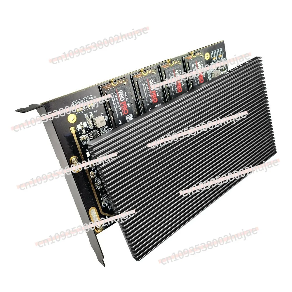 KONYEAD PCIe 4.0 x16 NVMe M.2 SSD Expansion Card, Supports 4 Drives, No Driver Needed
KONYEAD PCIe 4.0 x16 NVMe M.2 SSD Expansion Card, Supports 4 Drives, No Driver Needed