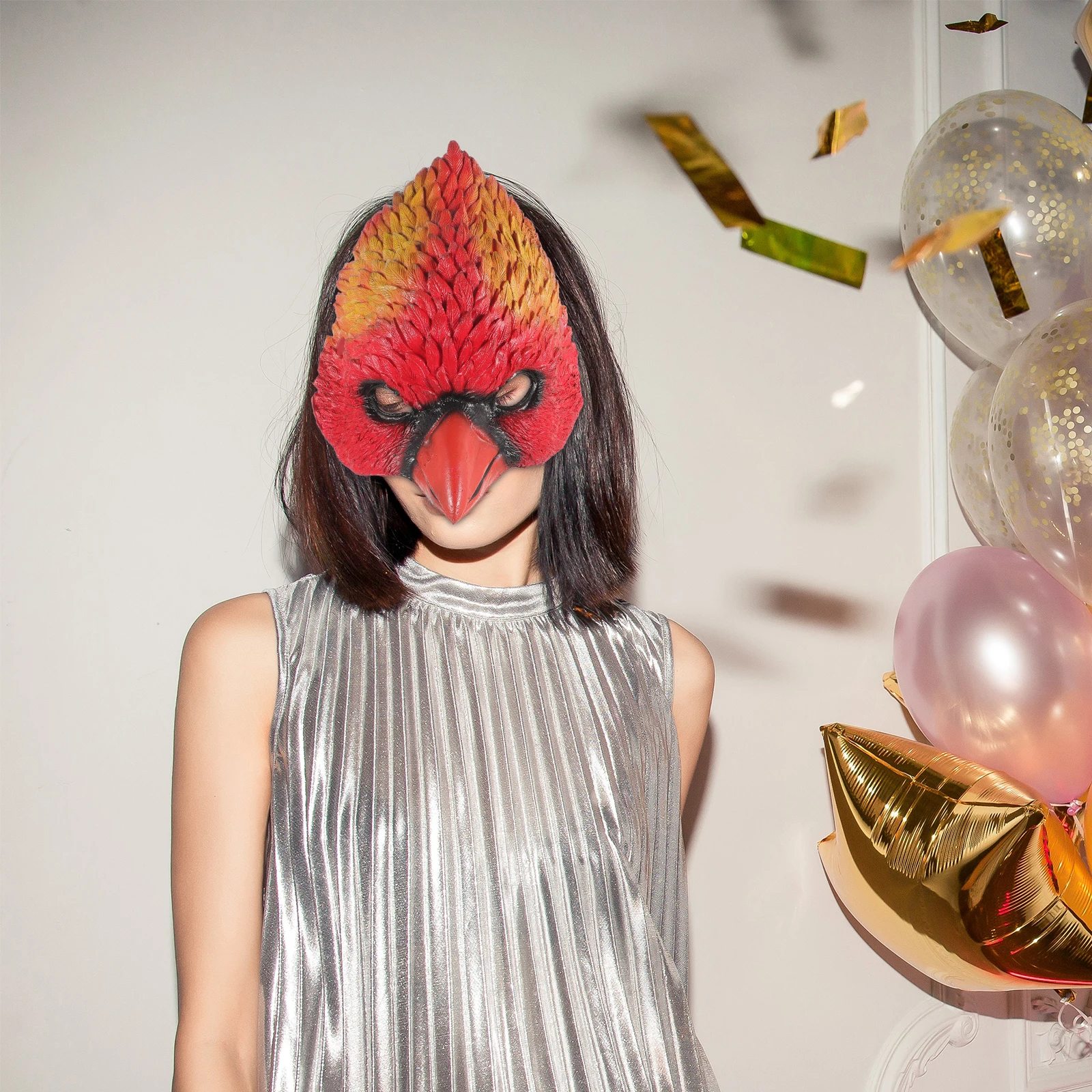 1 Pc Red Carnival Bird Head Mask Pu Foam Comfortable Breathable Halloween Party Decor Face Mask Animal Accessory 
1 Pc Red Carnival Bird Head Mask Pu Foam Comfortable Breathable Halloween Party Decor Face Mask Animal Accessory