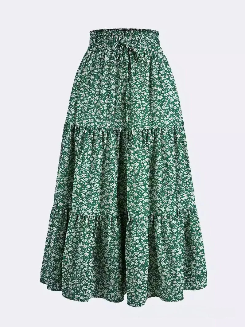 High Waist Elastic Floral Loose Skirt Street Sle Polyester A-Line Midi Skirt for Women in Their Late Twenties
High Waist Elastic Floral Loose Skirt Street Sle Polyester A-Line Midi Skirt for Women in Their Late Twenties