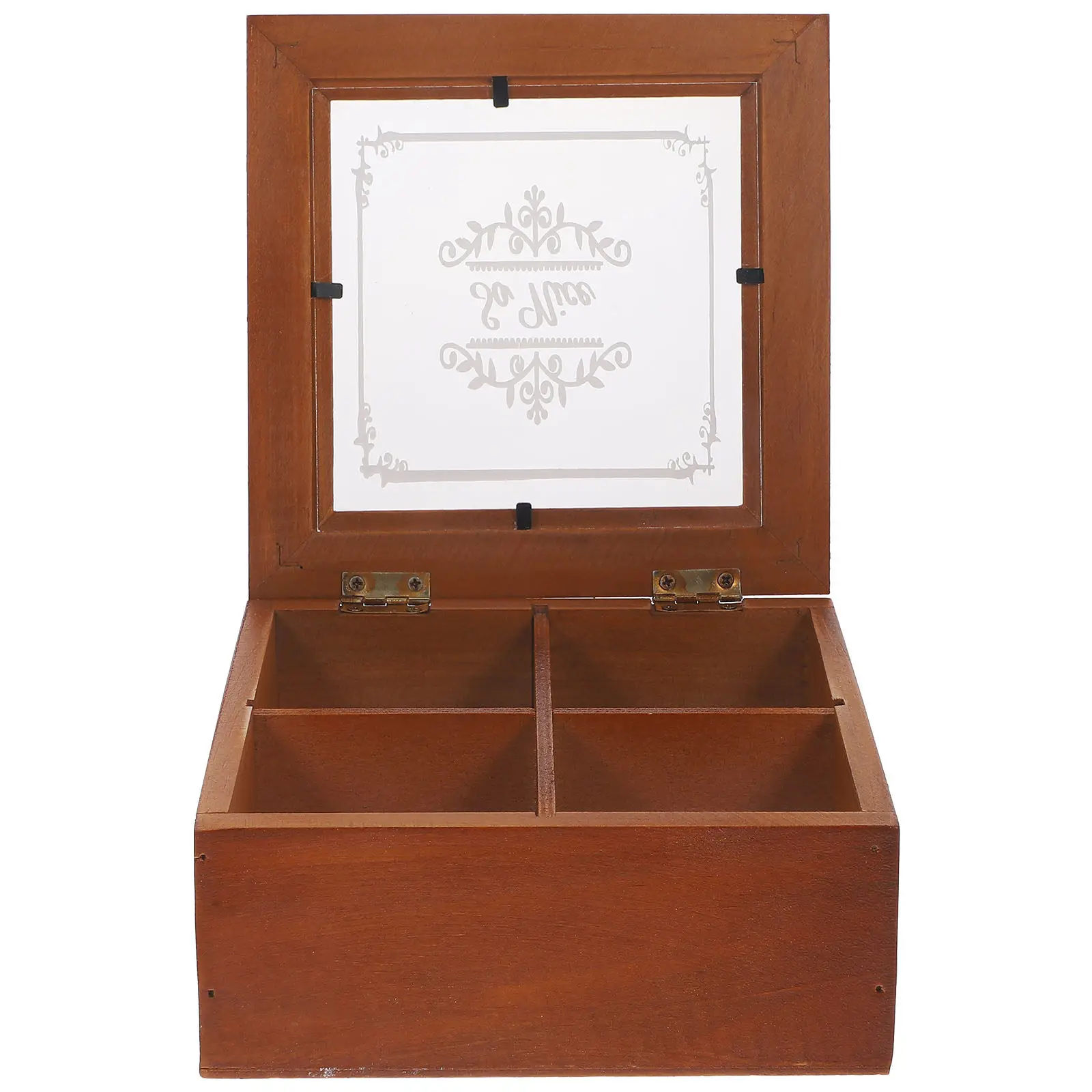 Vintage Wooden Jewelry Case with Smooth Surface and 4-Grid Interior for Secure Jewelry Storage Earring Holder Necklace Organizer
Vintage Wooden Jewelry Case with Smooth Surface and 4-Grid Interior for Secure Jewelry Storage Earring Holder Necklace Organizer