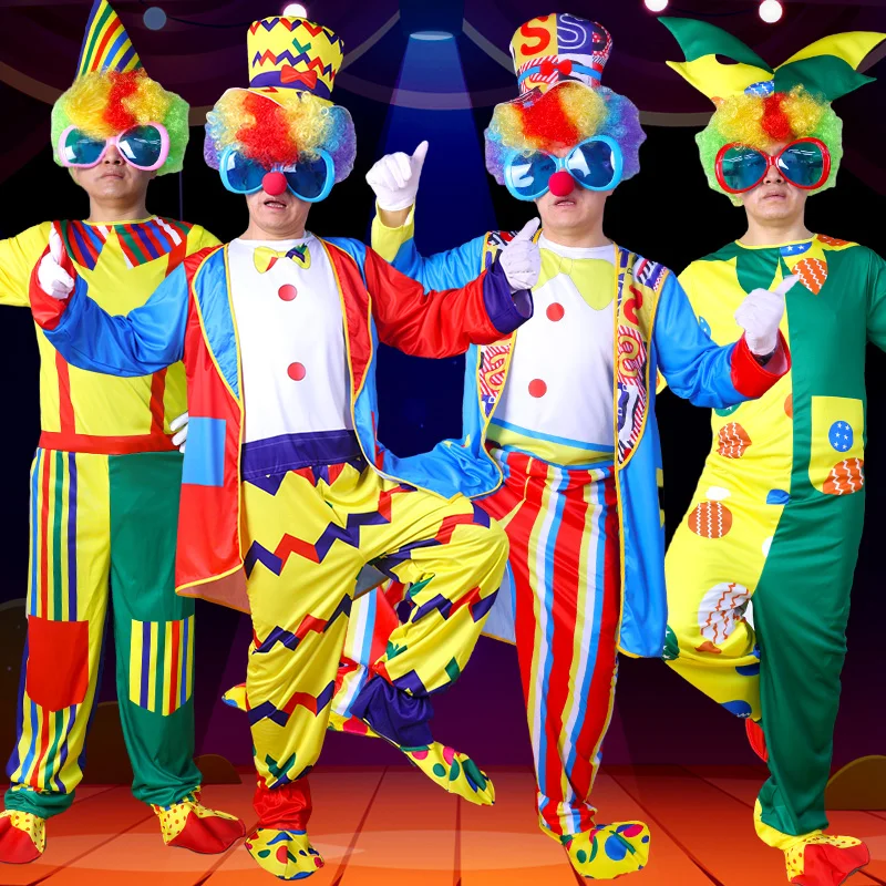 2026 New Adult Men's Clown Cosplay Costume Carnival Performance Party Play Halloween Adult Clown Costume
2026 New Adult Men's Clown Cosplay Costume Carnival Performance Party Play Halloween Adult Clown Costume
