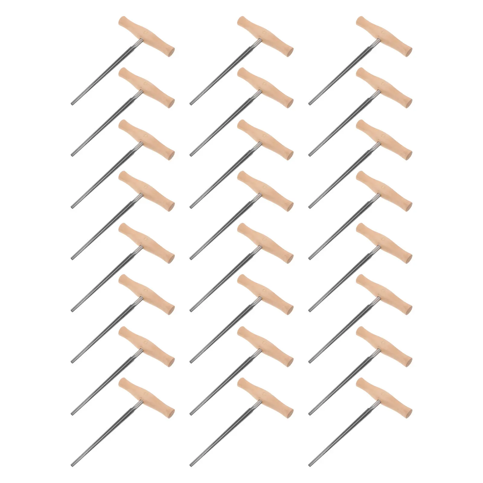 24Pcs Violin Peg Hole Reamer 30 Taper 34-44 Violin Viola Wooden Handle Tool Luthier Peg Hole Maintenance and Repair
24Pcs Violin Peg Hole Reamer 30 Taper 34-44 Violin Viola Wooden Handle Tool Luthier Peg Hole Maintenance and Repair