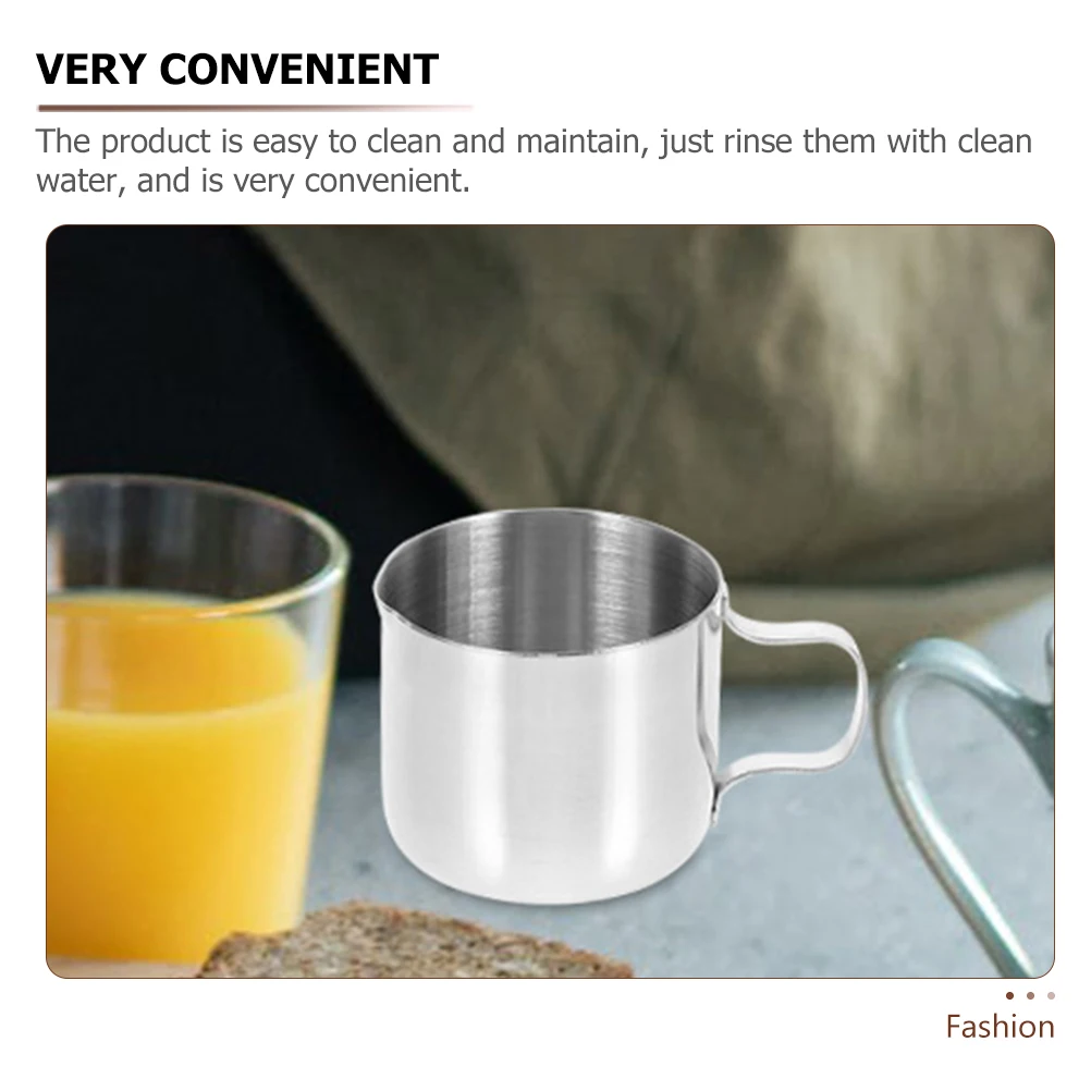 3pcs Milk Pitcher Stainless Steel Frothing Cup Household Steaming Ergonomic Lightweight Coffee Accessories Use
3pcs Milk Pitcher Stainless Steel Frothing Cup Household Steaming Ergonomic Lightweight Coffee Accessories Use