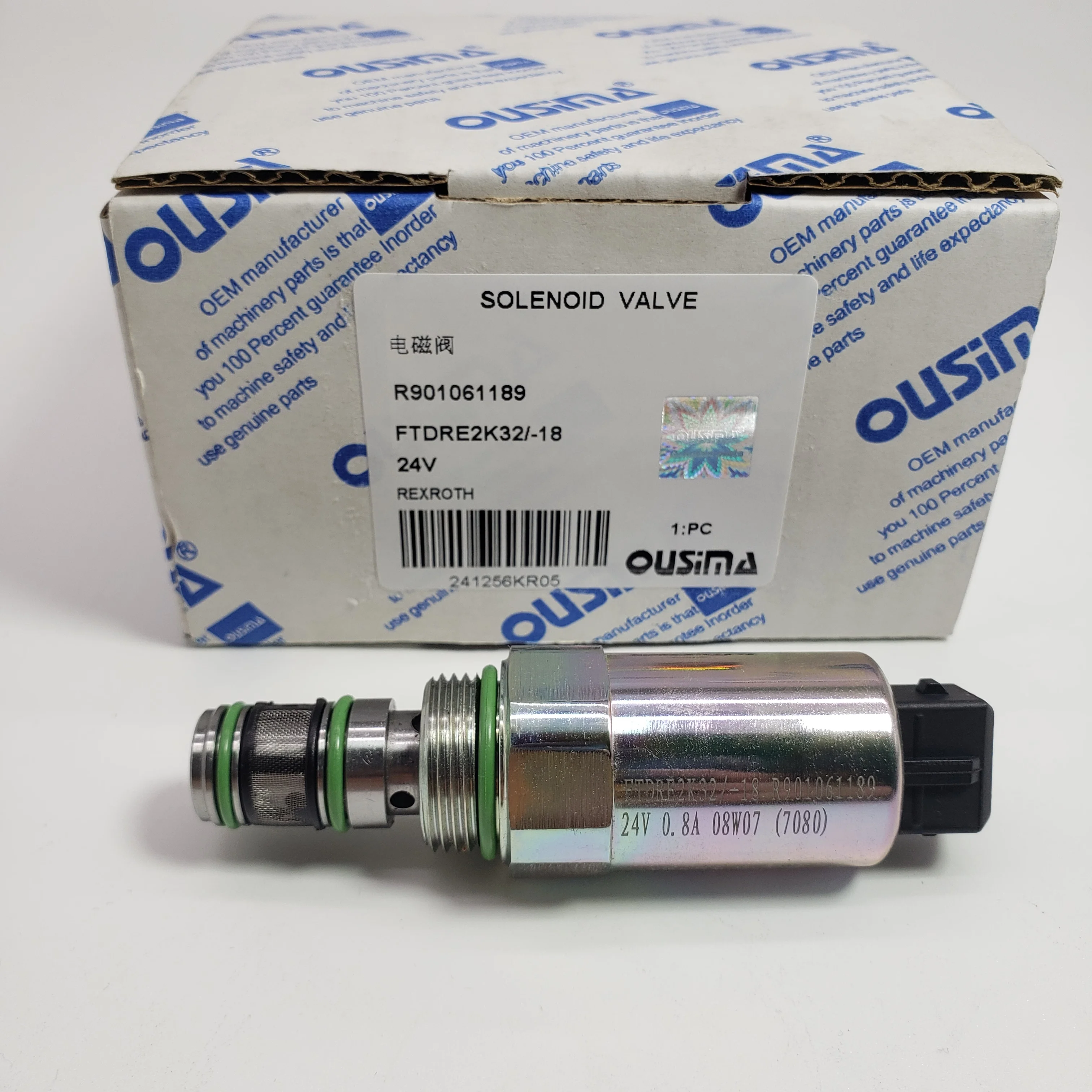 Pilot Proportional Solenoid Valve R901061189 FTDRE2K32/18 24V
Pilot Proportional Solenoid Valve R901061189 FTDRE2K32/18 24V