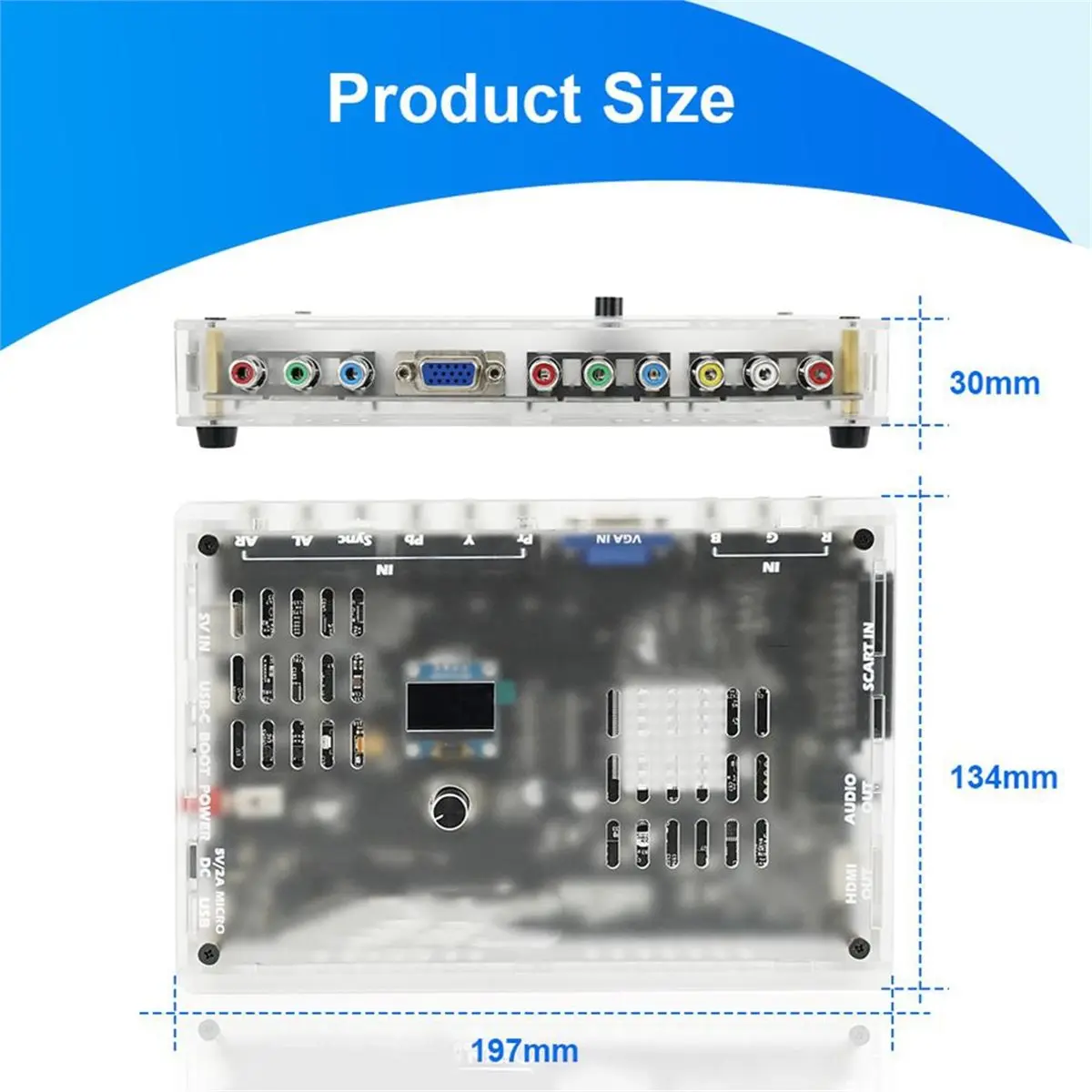 GBS Control Pro Video Converter for Game Consoles Remote Scart RGBS YPbPr VGA Composite(AV SV to -Compatible AU Plug
GBS Control Pro Video Converter for Game Consoles Remote Scart RGBS YPbPr VGA Composite(AV SV to -Compatible AU Plug