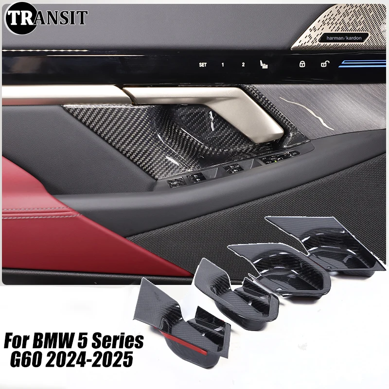 Real Carbon Fiber For BMW 5 Series G60 2024 2025 Car Inner Door Handle Bowl Cover Decorative Sticker Car Accessories
Real Carbon Fiber For BMW 5 Series G60 2024 2025 Car Inner Door Handle Bowl Cover Decorative Sticker Car Accessories