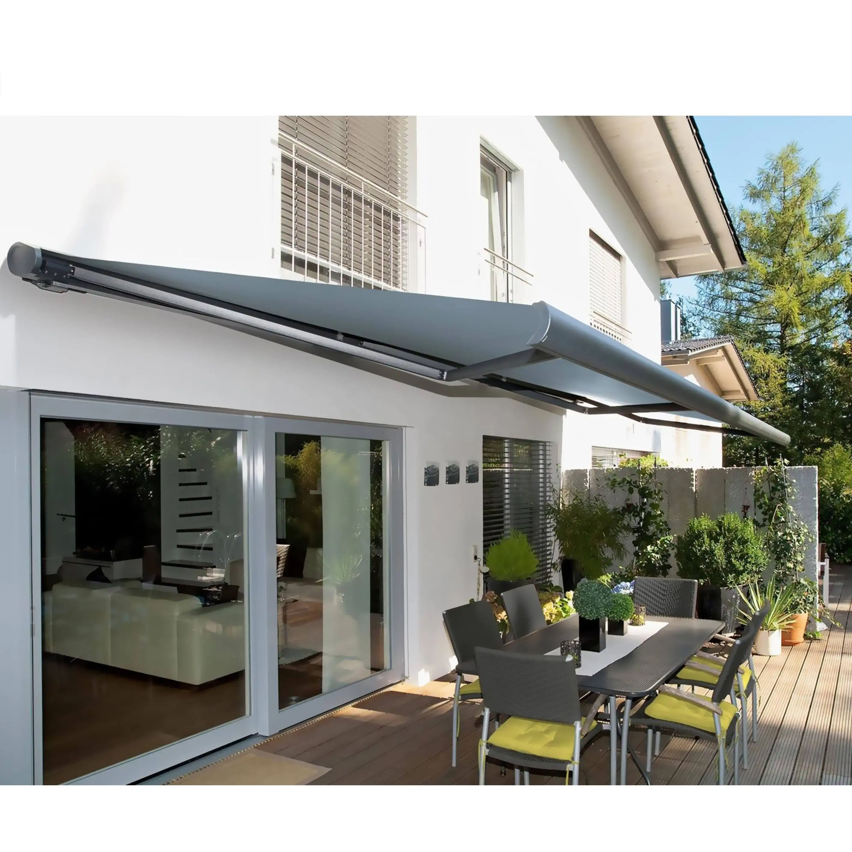 High Quality Outdoor Rainproof UV Protective Sunshade Acrylic Fabric Electric Awning Easy To Install Full Cassette Canopy
High Quality Outdoor Rainproof UV Protective Sunshade Acrylic Fabric Electric Awning Easy To Install Full Cassette Canopy