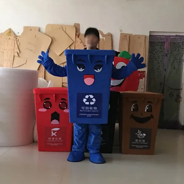 Recycle Trash Can Mascot Costume Waste Ash Bin Garbage Can Anime Costumes Advertising Mascotte Fancy Dress Adult Size
Recycle Trash Can Mascot Costume Waste Ash Bin Garbage Can Anime Costumes Advertising Mascotte Fancy Dress Adult Size