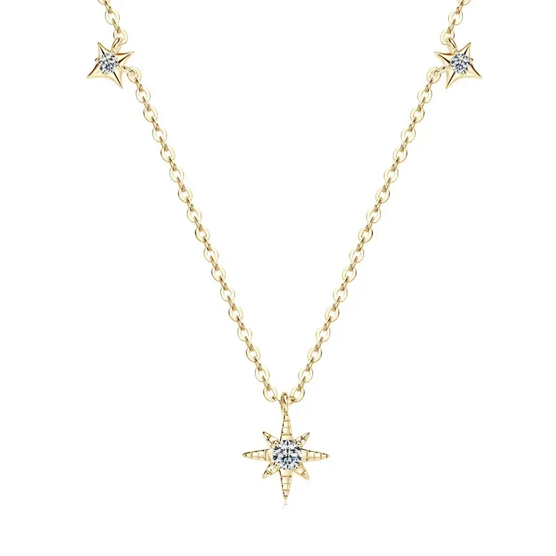 Internet celebrity personality fashion octagram star necklace s925 sterling silver moissanite niche gypsy star necklace
Internet celebrity personality fashion octagram star necklace s925 sterling silver moissanite niche gypsy star necklace