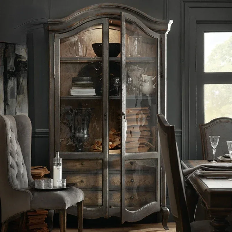 Боковая панель из цельного дерева во французском стиле, американский свет, роскошная ретро-старая стеклянная вилла, мебель для ресторана, винный шкаф
Боковая панель из цельного дерева во французском стиле, американский свет, роскошная ретро-старая стеклянная вилла, мебель для ресторана, винный шкаф