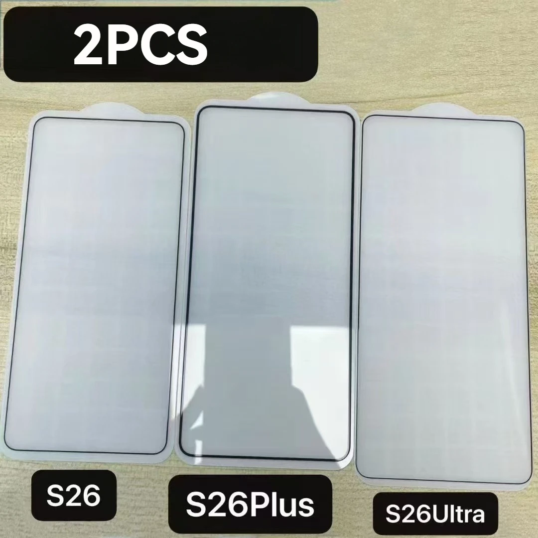 2PCS HD Fingerprint Unlocked Tempered Glass for Samsung Galaxy S26Ultra S26Plus S26 High Aluminum Electroplated Screen Protector
2PCS HD Fingerprint Unlocked Tempered Glass for Samsung Galaxy S26Ultra S26Plus S26 High Aluminum Electroplated Screen Protector