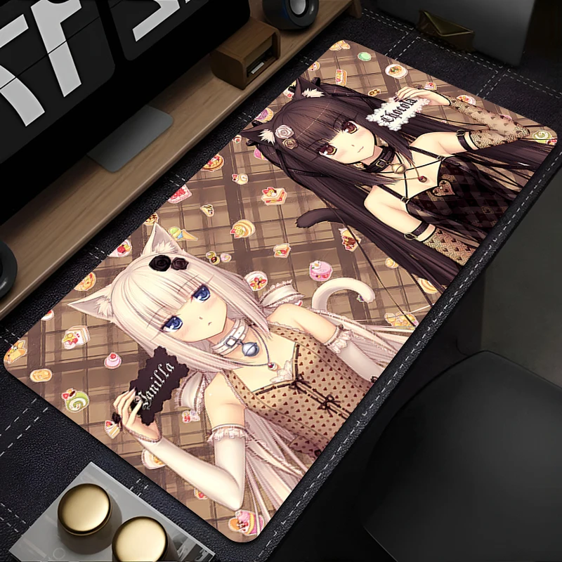 Mouse pad large Gaming Desk Mat Computer Keyboard desk pad Mats Non-slip rubber Game player PC carpet Nekopara Mousepad XXL XXXL 
Mouse pad large Gaming Desk Mat Computer Keyboard desk pad Mats Non-slip rubber Game player PC carpet Nekopara Mousepad XXL XXXL