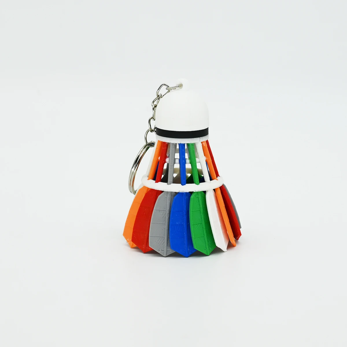 3D printing rainbow badminton keychain, sports bag creative pendant, backpack pendant
3D printing rainbow badminton keychain, sports bag creative pendant, backpack pendant