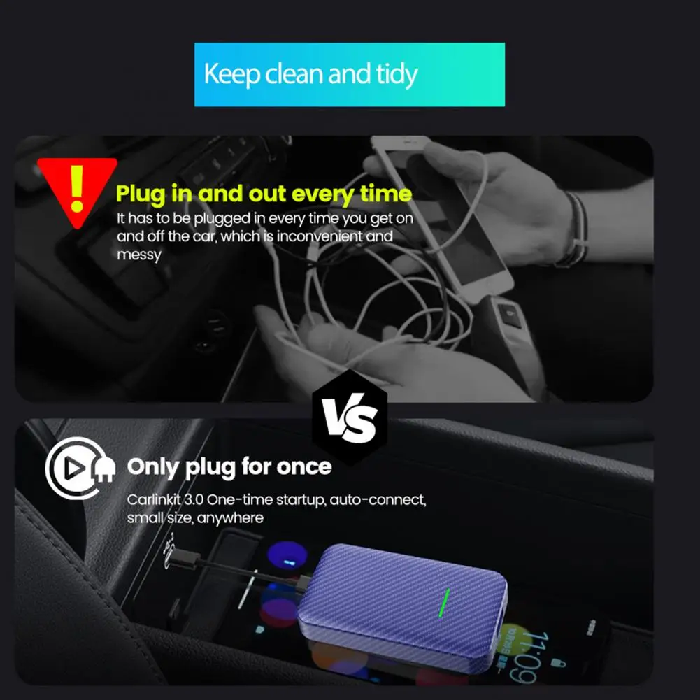 Wireless Box Plug Play System Car Box Car Wired to Wireless Adapter for Android 4 4
Wireless Box Plug Play System Car Box Car Wired to Wireless Adapter for Android 4 4